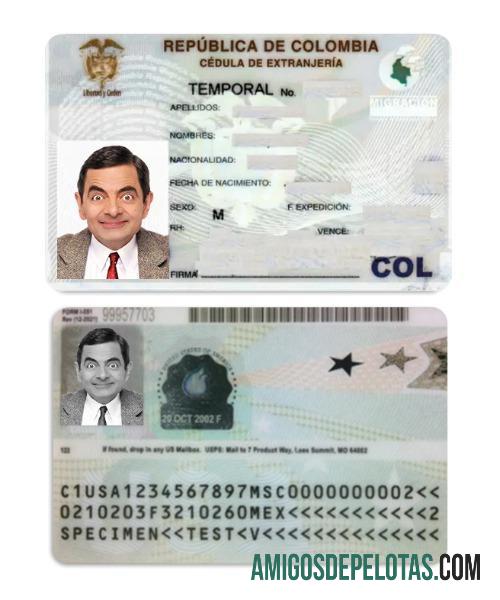 Autorização de residência na Colômbia baixar para verificação